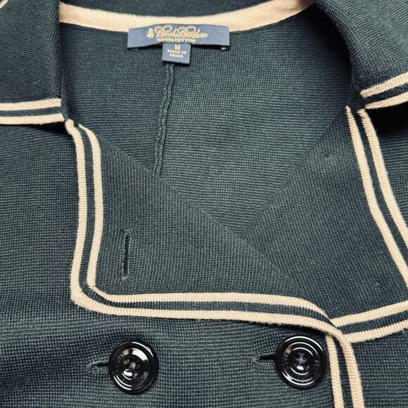 Brooks Brothers Navy Cardigan with White Trim - Picture 8 of 10